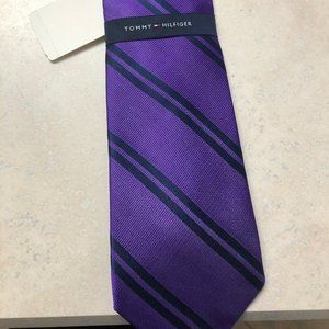 Tommy Hilfiger Men's Tie-Purple